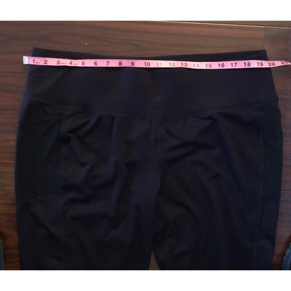 Women's Plus Size Lane Bryant Livi Active Leggings Mesh Cut Out Calf 22/24 - Picture 2 of 7